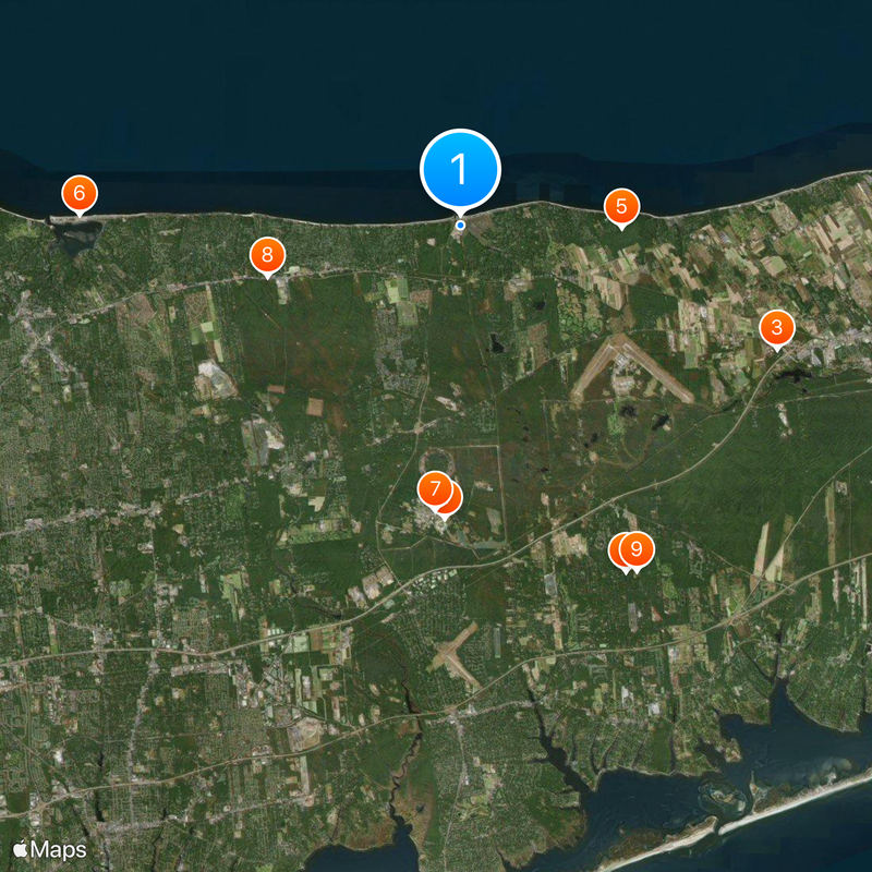 Shoreham Nuclear Power Plant Map