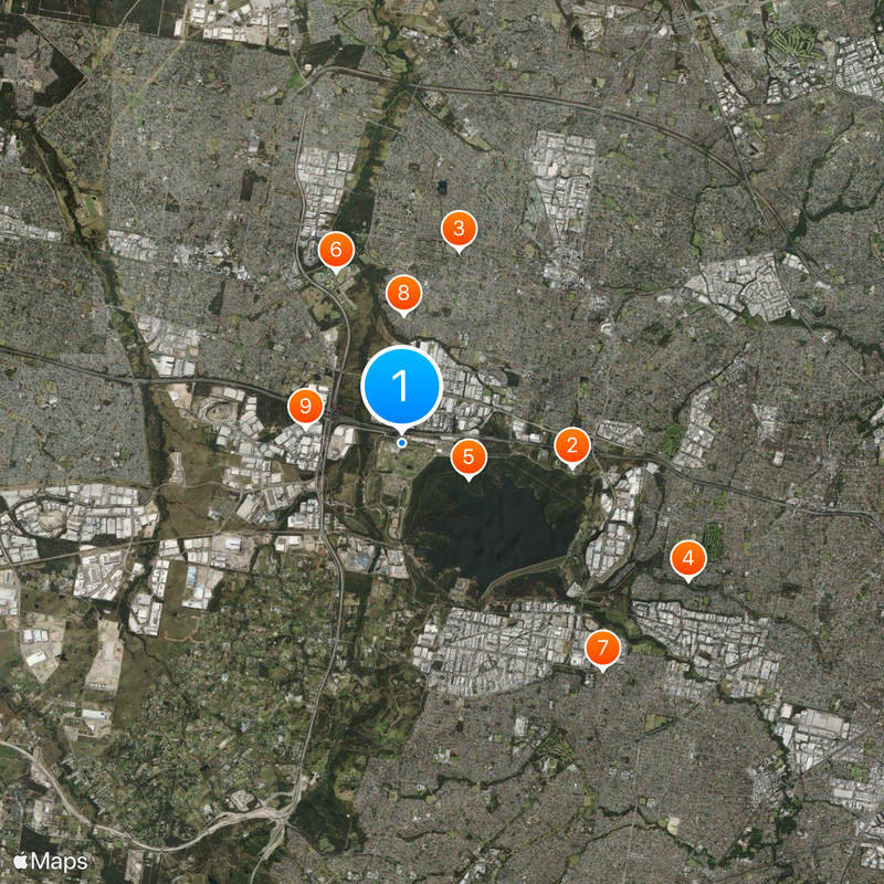 Sydney Motorsport Park Karte