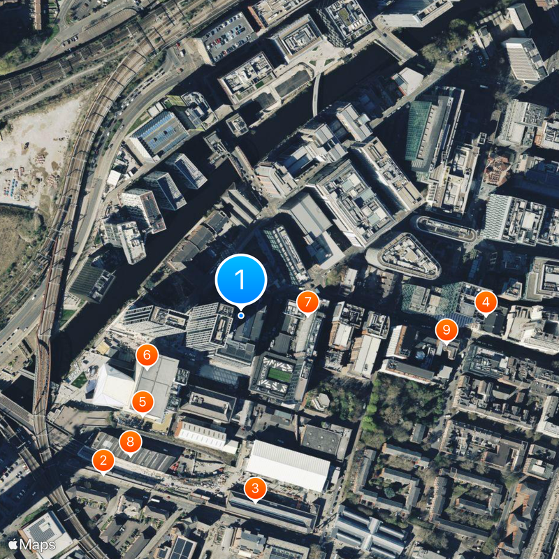 Granada Studios Mappa