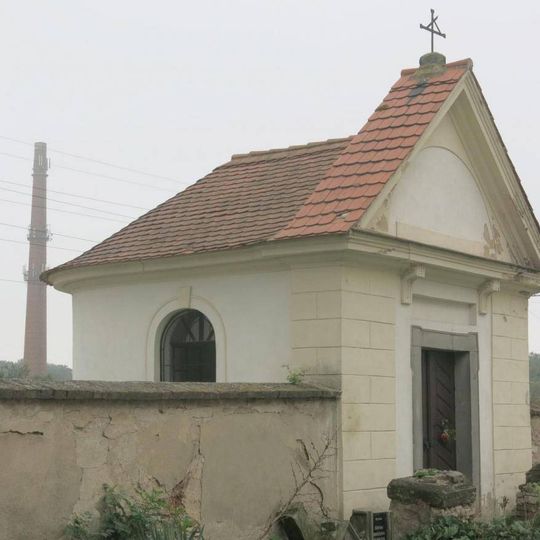 Kaple na hřbitově v Doksanech