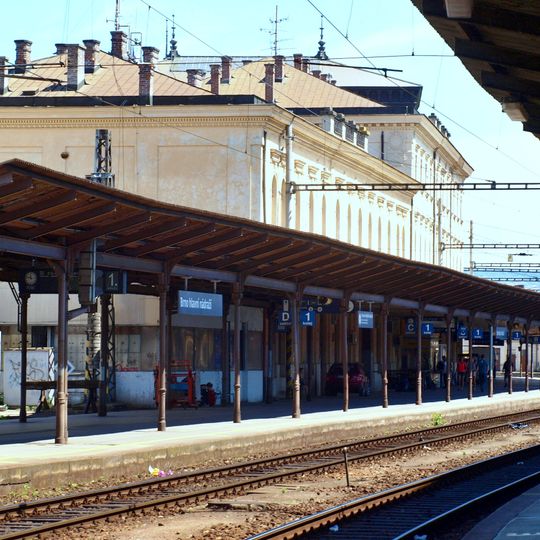 1. nástupiště brněnského hlavního nádraží