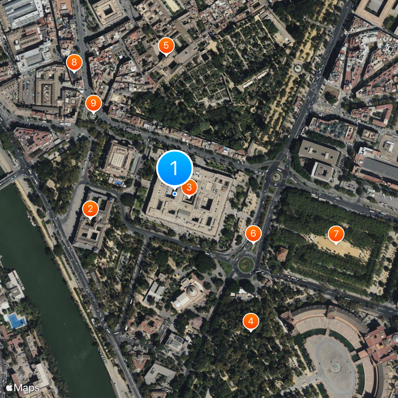 University of Seville Map