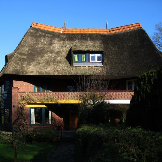 Dubbele rietgedekte villa