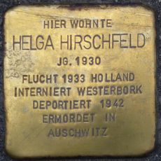 Stolperstein dedicated to Helga Hirschfeld