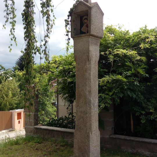 Wayside shrine in Krumlovská