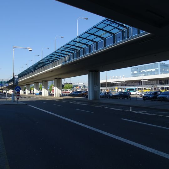 Estakáda u letiště Praha-Ruzyně