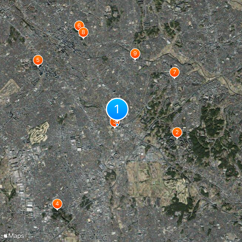 Minami-Machida Grandberry Park Station Map