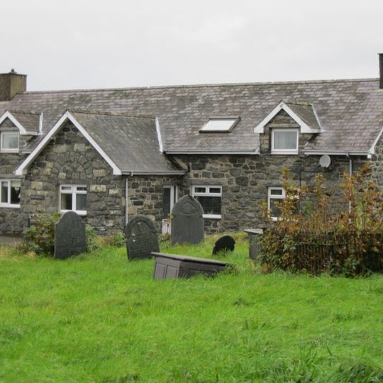 Former School in the churchyard of the Church of St Garmon