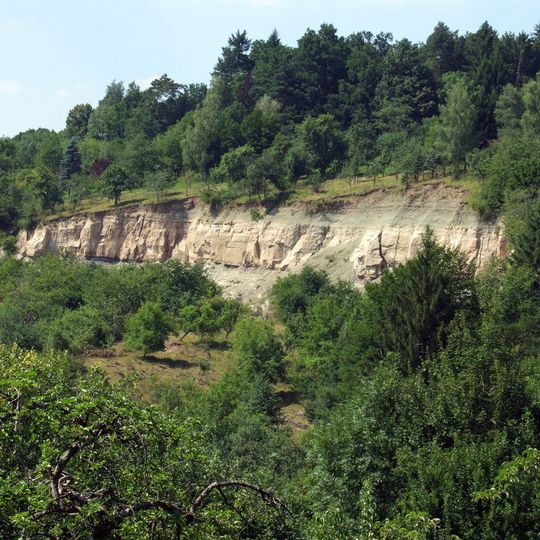 Bergrutsch am Kirchsteig bei Urbach