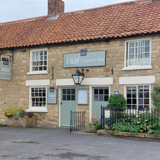 The Fox And Hounds Inn, Attached Cottage And Outbuilding And Railings To Front