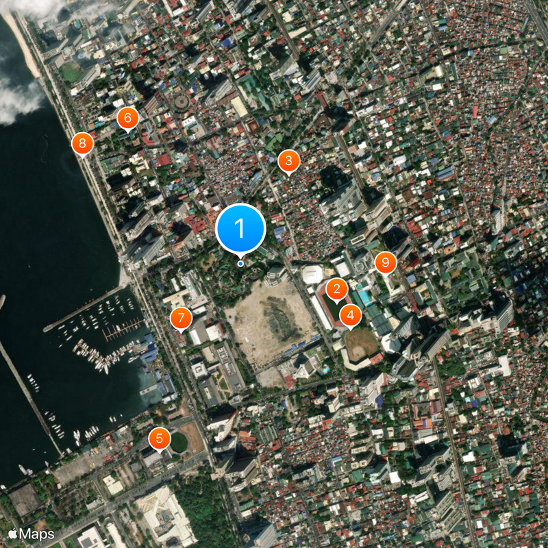 Manila Zoological and Botanical Garden Map