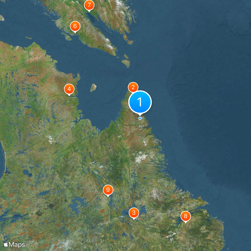 Mount Caubvick Kaart