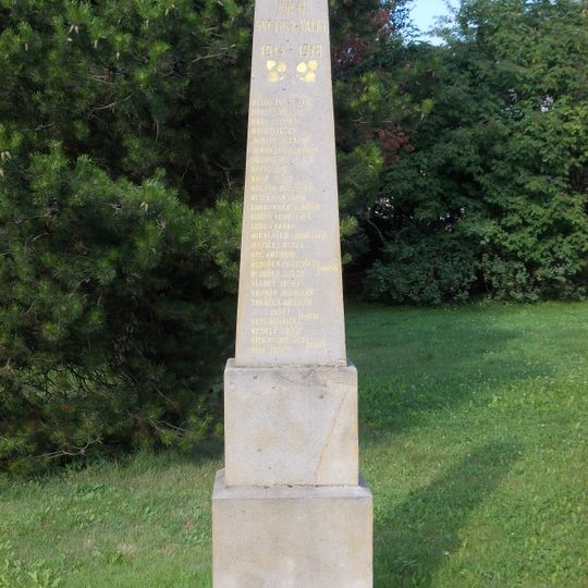 World War I memorial in Hrabačov