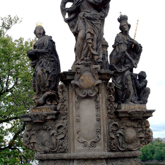 Statues of Saints Barbara, Margaret and Elizabeth, Charles Bridge