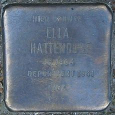 Stolperstein dedicated to Ella Hattendorf