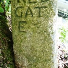 Guidepost 10 Metres To East Of Moorlands