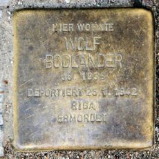 Stolperstein dedicated to Wolf Bodländer