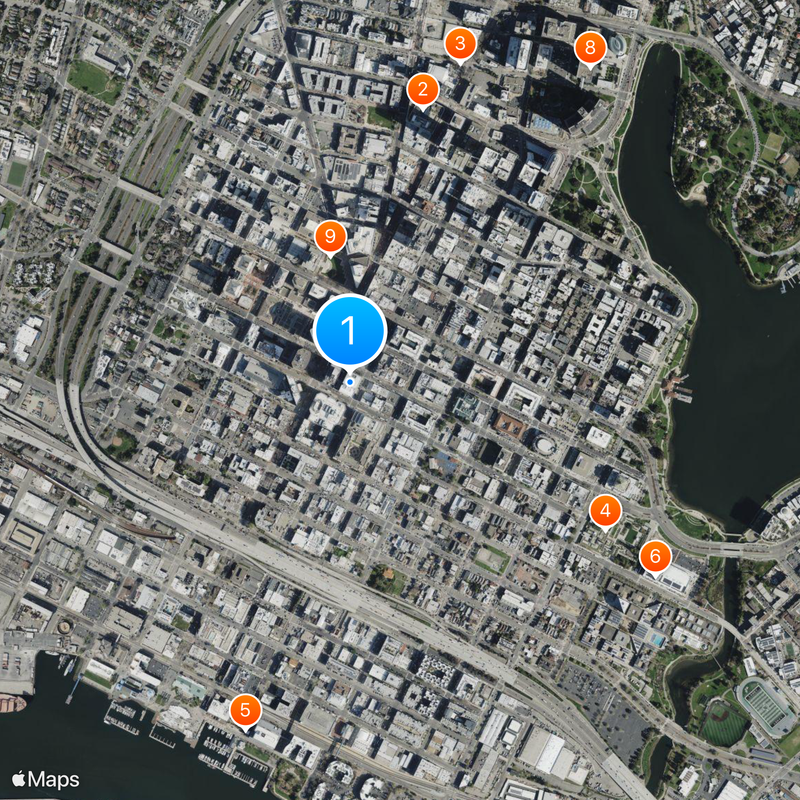 University of California Map