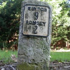 Milestone 25 Metres North East Of Junction With Crampmoor Lane