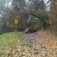 Lávka labské stezky přes Budské rameno