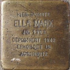 Stolperstein en memoria de Ella Marx