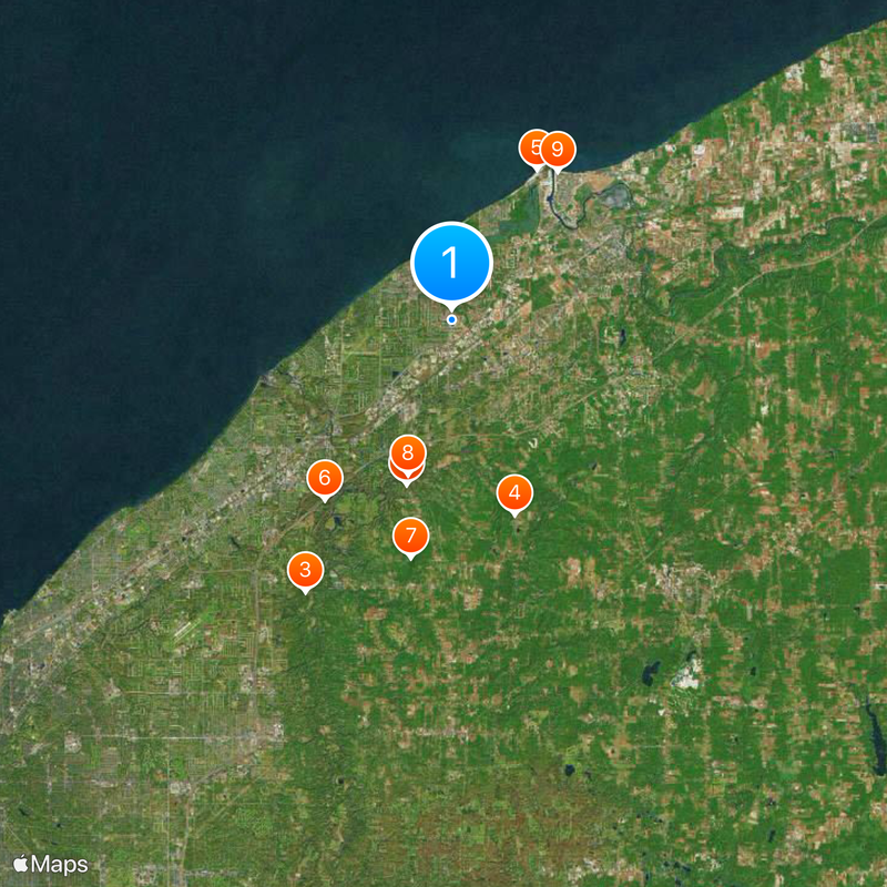 Mentor High School Map