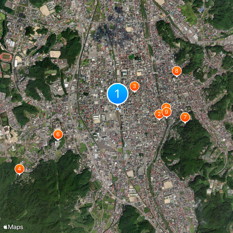 Takayama Station Map