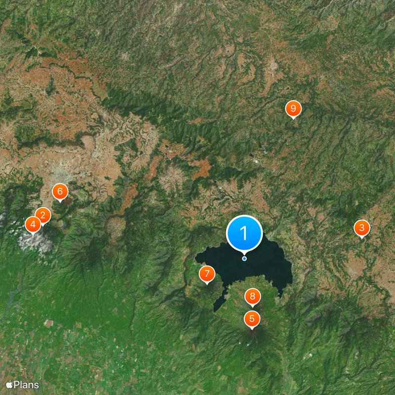 Lago de Atitlán Map