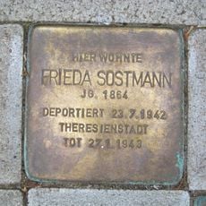 Stolperstein em memória de Frieda Sostmann