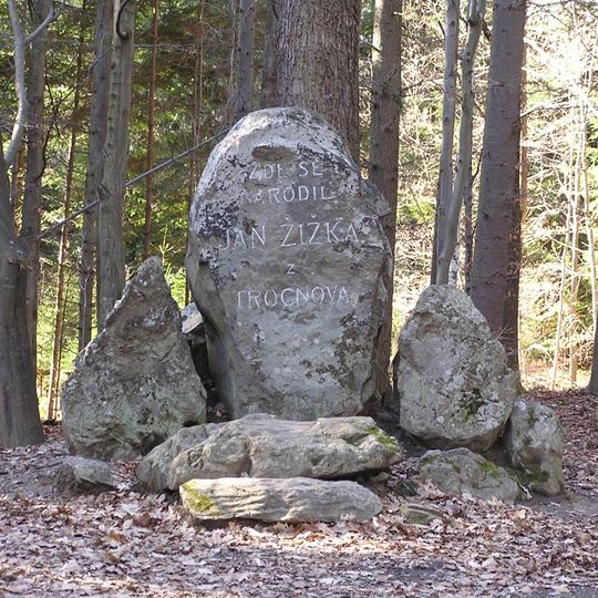 Pomník rodiště Jana Žižky z Trocnova