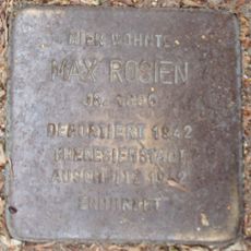 Stolperstein dedicated to Max Rosien