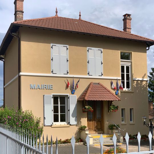 Town hall of Rignieux-le-Franc