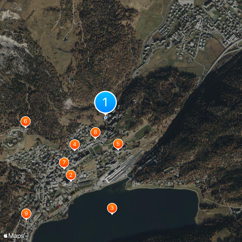 Cresta Run Map