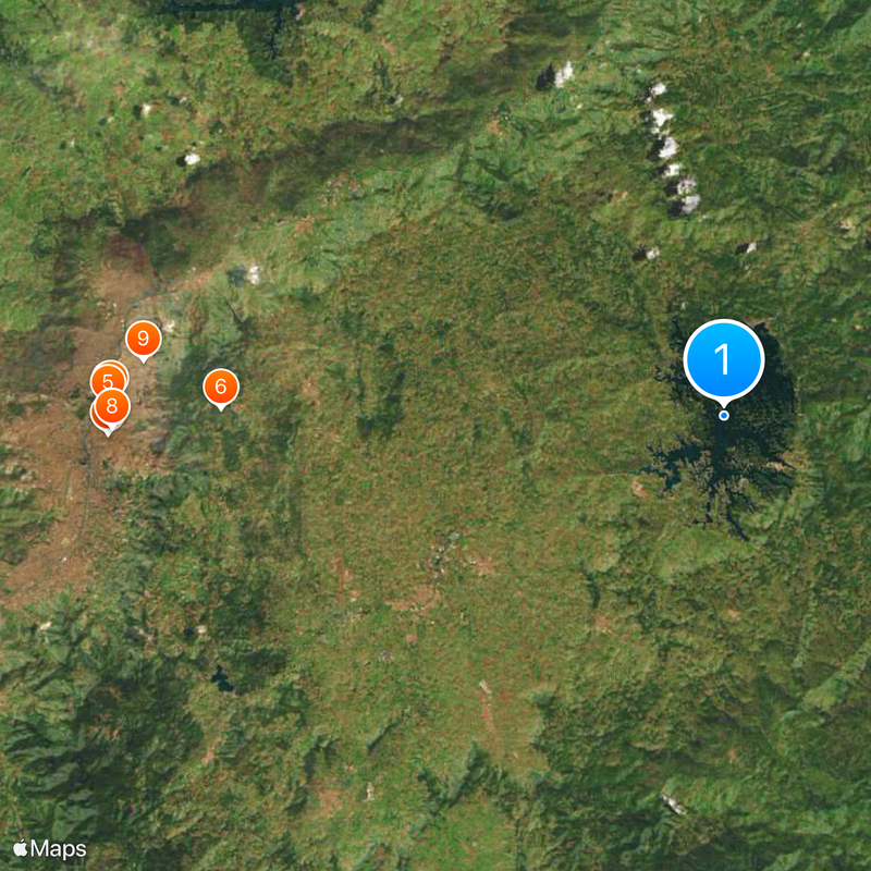 Embalse del Peñol Map