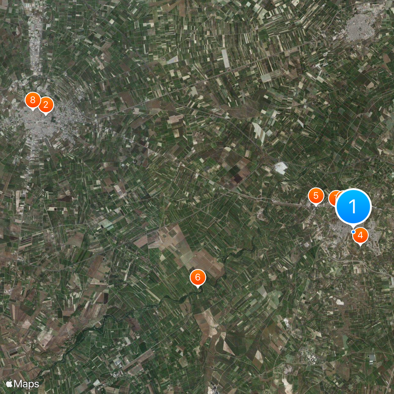 Canosa di Puglia Map