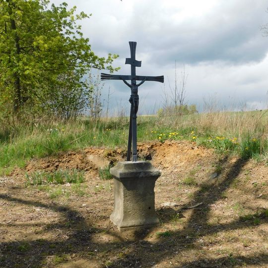 Kříž na západním okraji Krásného Údolí