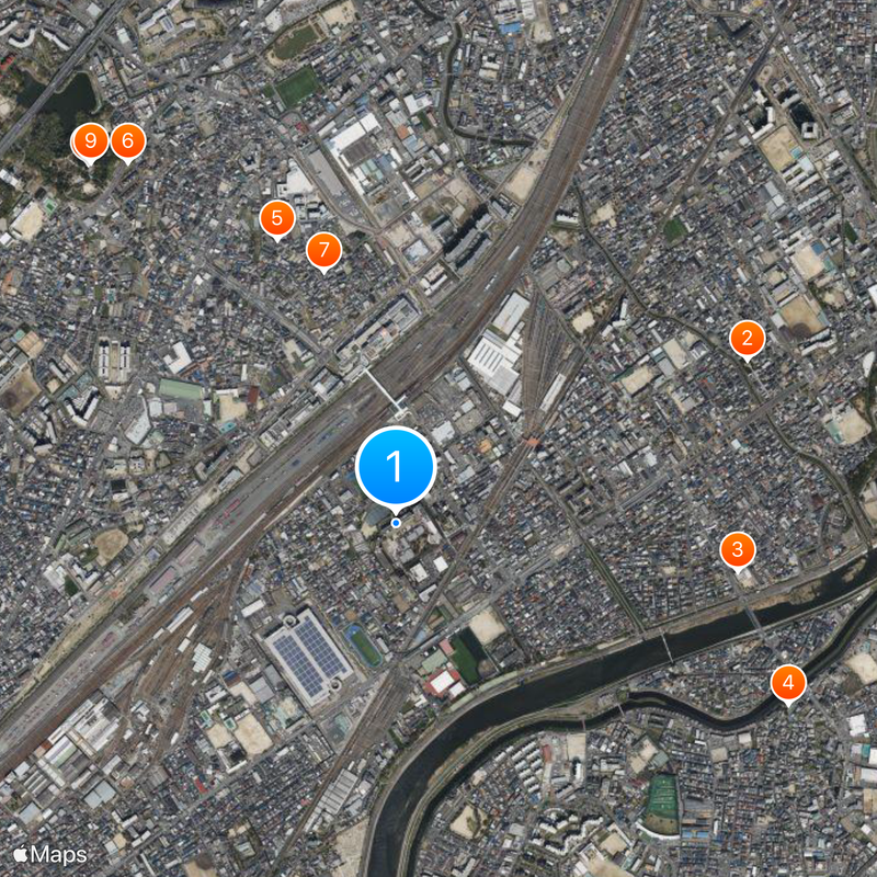 Osaka Gakuin University Map