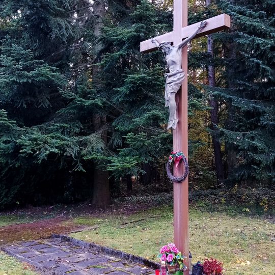Crucifix at the new cemetery