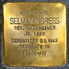 Stolperstein für Selma Angress