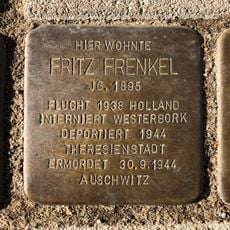 Stolperstein voor Fritz Frenkel