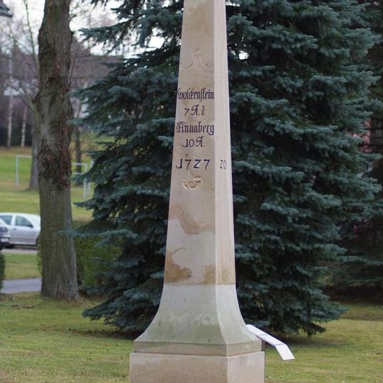 Kursächsische Postmeilensäule Langenau