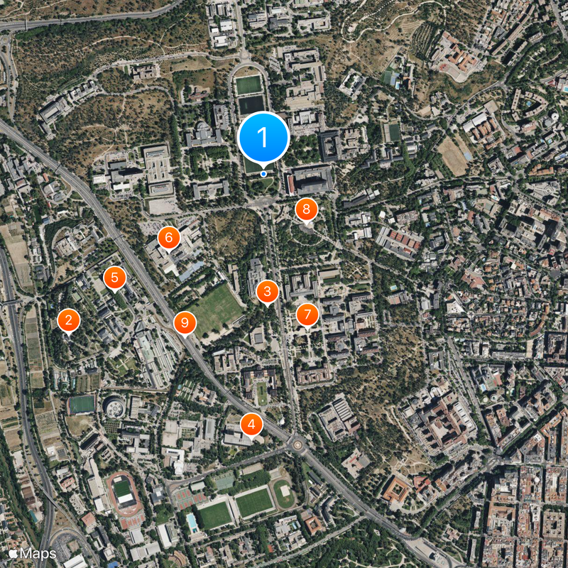 Technical University of Madrid Map