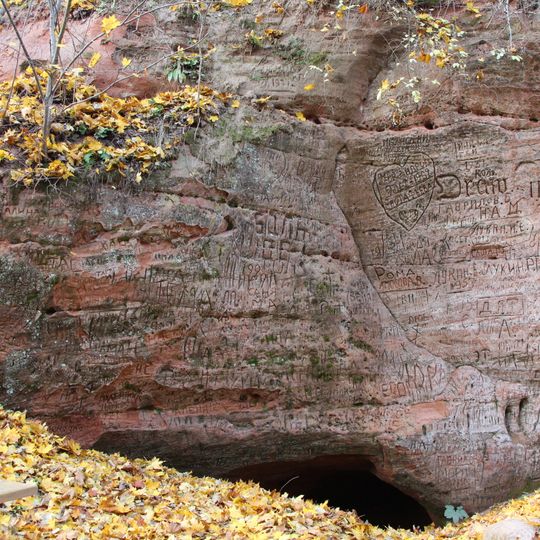 Caves in Trutnevo, Pskov Oblast