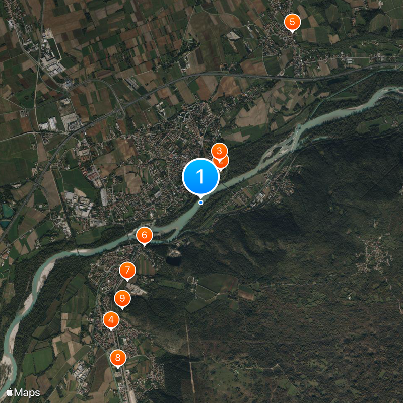 Gradisca d'Isonzo Map