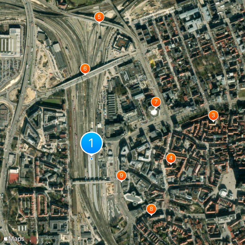 Ulm Hauptbahnhof Map