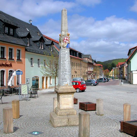 Polish-Saxon Post Milestone in Bad Gottleuba