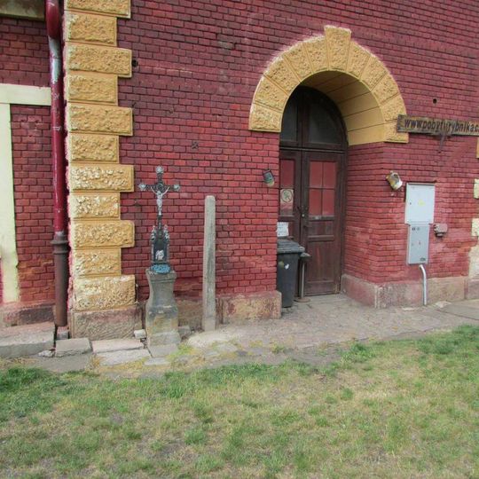 Kříž u železničního nádraží v Pelhřimově