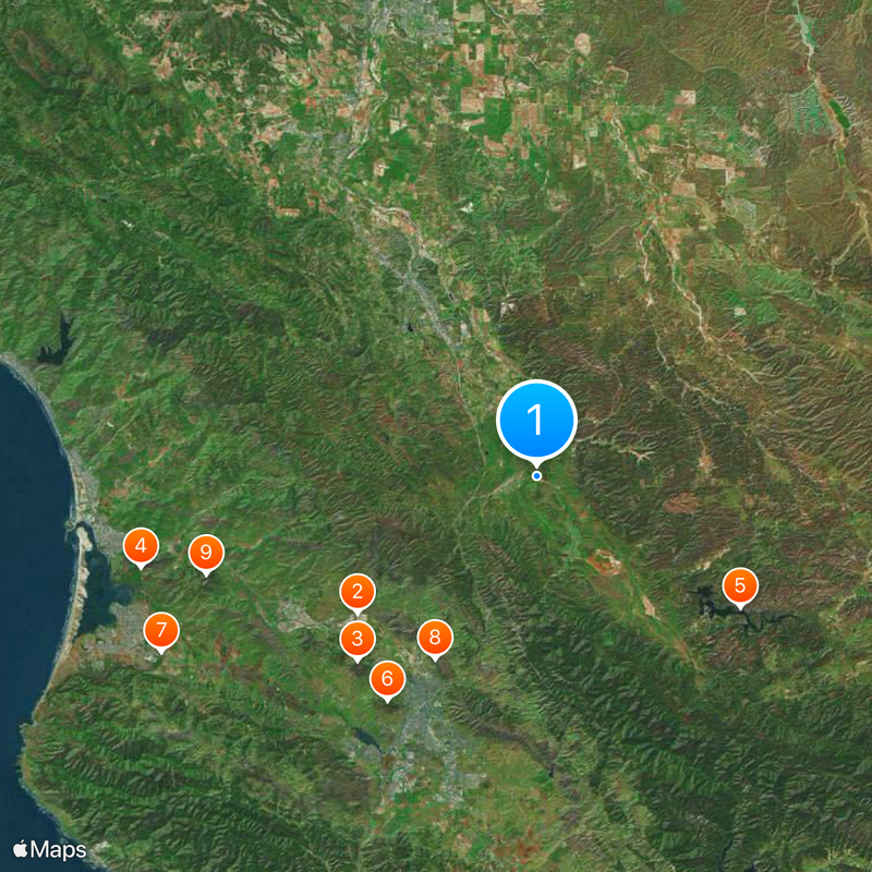 California State Route 58 Mapa