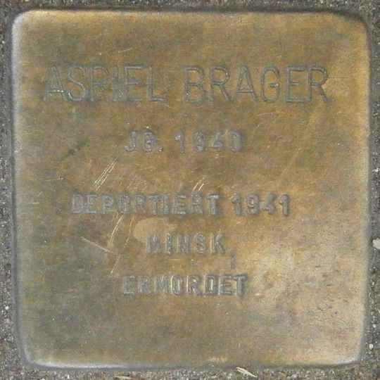 Stolperstein für Asriel Brager