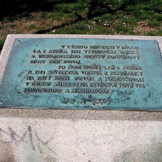 Pam. tab. pontónového mosta ČA